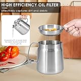 Guniata Stainless Steel Deep Fat Fryer Strainer Pot with Filter Lid 2L view 3
