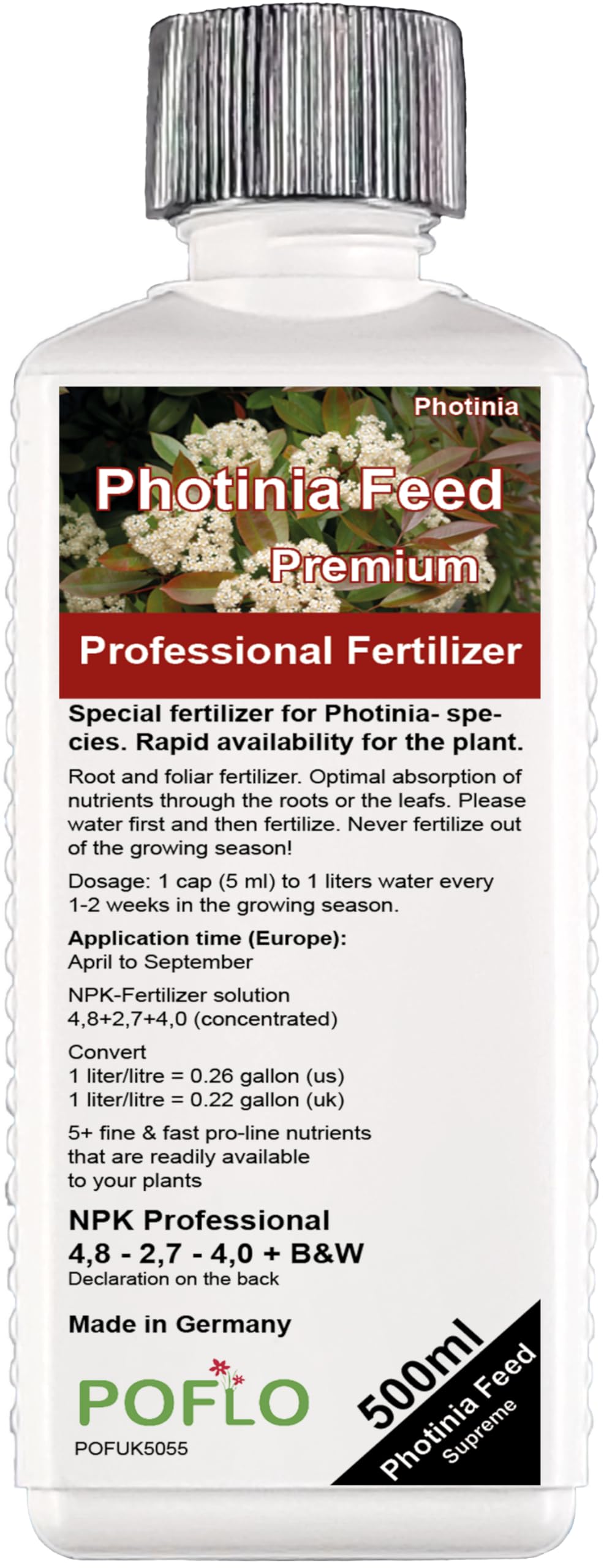 POFLO Photinia liquid Fertilizer High-Tech 500ml