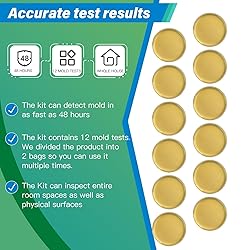 Mold Test Kit for Home - 12 Simple Detection
