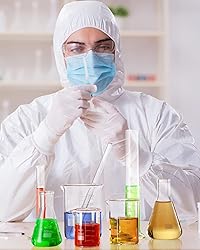 18 Pieces Lab Glassware Set Beaker Flask Cylinder