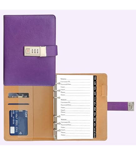 thumbnail image 2 of Personal Filofax Paper Set – Payments, Passwords, Finance – 20 Pages 2 of 6