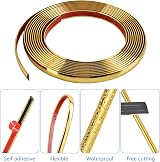Zayejod 20M White Flexible Moulding Trim 12MM Self-Adhesive Peel & Stick view 3