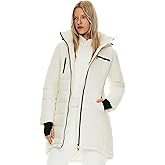Orolay Women's Winter Down Jacket Long Quilted Puffer Coat Warm Hooded Slim Fit Outerwear