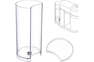 Feekoon Water Tank Reservoir & Lid Cover Replacement Compatible with Nespresso Vertuo Next, Compatible with Krups XN910B XN9105 XN910C Coffee Machine, Coffee Machines Replacement Parts, Clear