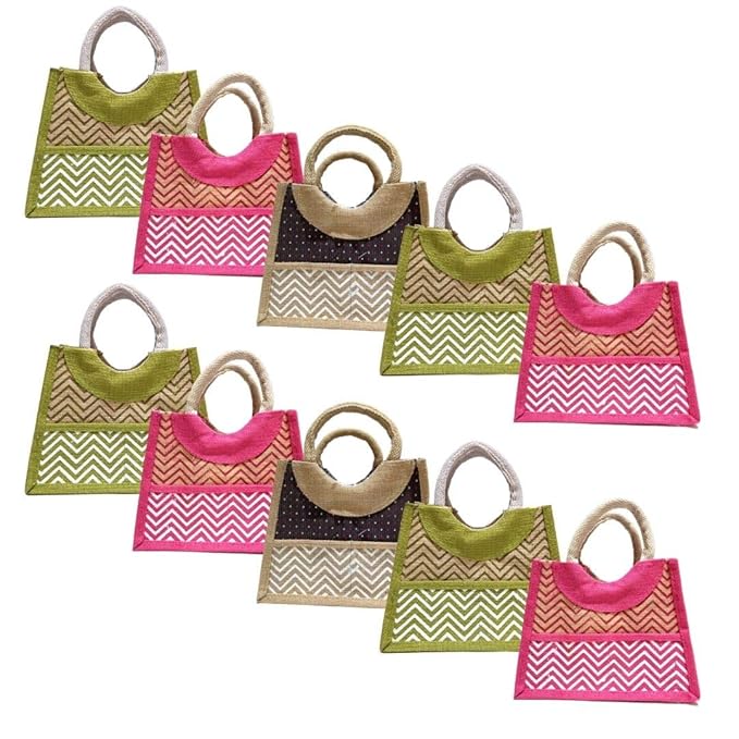 Prakriti Maitri's Jute Bags Triangle Shapped Return Gift Bags
