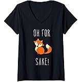 Womens Oh for fox sake V-Neck T-ShirtOEKO-TEX STANDARD 100