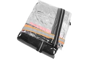 Sanpyl Forklift Cover, Forklift Protection Cover All Weather, Universal Dust Rain Wind Sun Proof Forklifts Sunshade with Stor