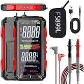 USB Rechargeable Digital Multimeter, 2026 Upgraded Fs899l Multimeter, Automatic Digital Display Multimeter Tester for Home and Industrial Electrical Issues, Multimeter Tester (FS899L)