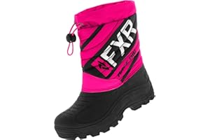 FXR Youth Octane Winter Boot (Black/Fuchsia - Youth 2)