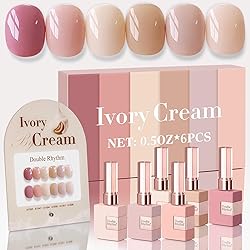 Double Rhythm 6 Pcs 15 ML Gel Polish Set Same Color