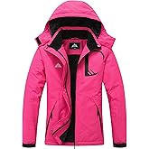 MOERDENG Women's Grey Winter Ski Jacket
