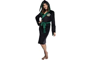 INTIMO Harry Potter Juniors' Plush Costume Robe Hogwarts Houses Gryffindor, Ravenclaw, Hufflepuff, Slytherin