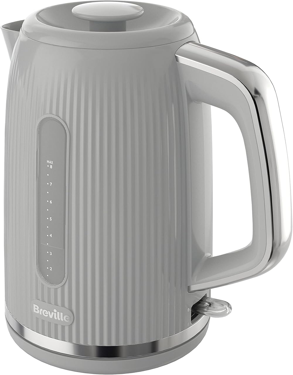 Breville Bold Ice Grey Electric Kettle 1.7L 3kW Fast Boil VKT222
