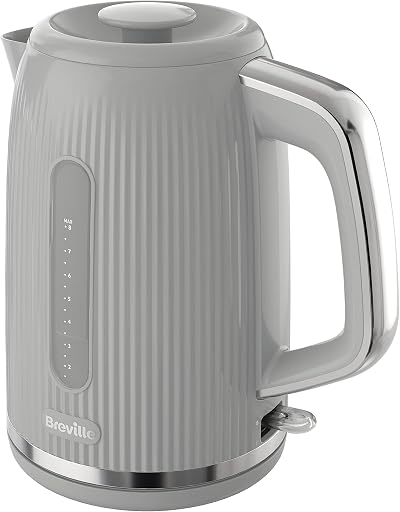 Breville Bold Ice Grey Electric Kettle 1.7L 3kW Fast Boil VKT222