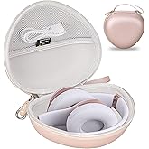 Aproca Case Compatible with Beats Studio Pro/Solo 4 / Solo3 / Studio3 Wireless On-Ear Headphones -Portable Storage Headset Bag for Accessories -Rose Gold (Case Only)