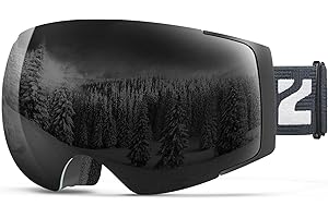ZIONOR X4 Ski Goggles Magnetic Lens - Snowboard Goggles for Men Women Adult - Snow Goggles Anti-fog UV Protection