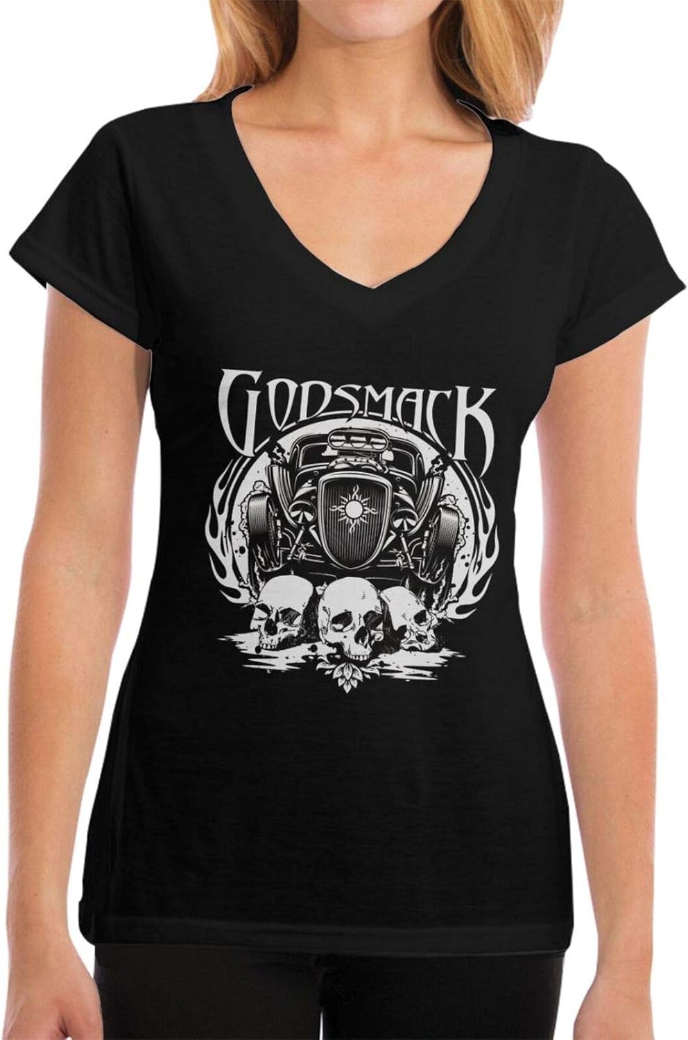 klkjl-godsmack-t-shirt-women-slim-short-sleeve-shirt-leisure-v-neck