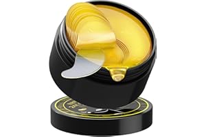 BBTFAA 24k Gold Under Eye Mask: Under Eye Patches for Puffy Eyes and Dark Circles - 60PCS Eye Gel Pads - Eye Skin Care Pads for Eye Bags, Puffiness & Wrinkles, Beauty & Personal Care