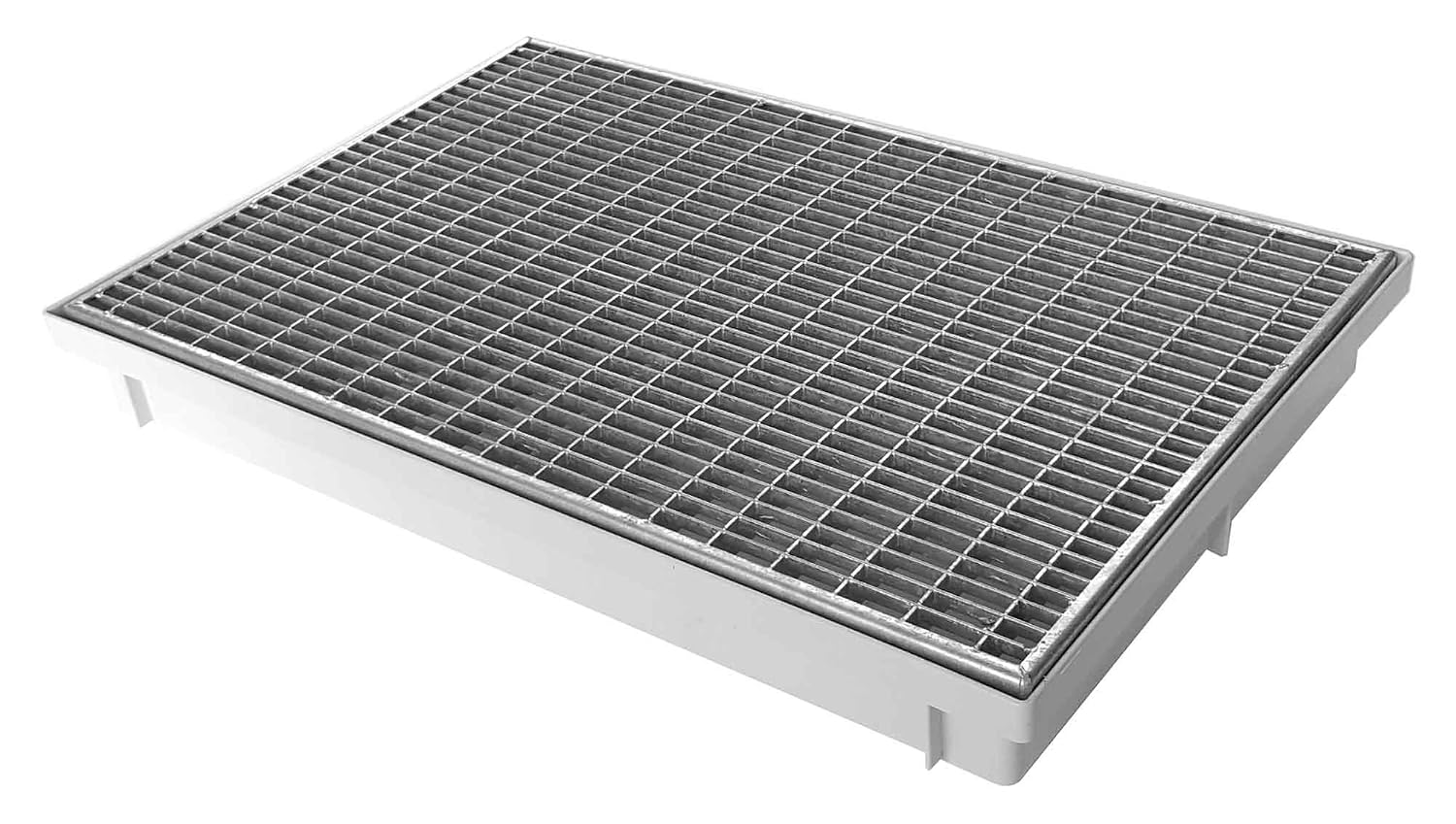 Aco 600x400 Schuhabstreifer Gitterrost Mit Bodenwanne Vario Light