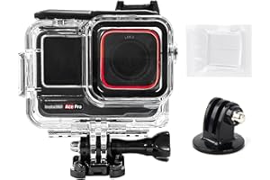 Dive Housing Case for Insta360 Ace Pro, Underwater Dive Protective Shell Waterproof Up to 60m (197ft) with Bracket Accessorie