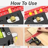 Preciva Combination Set Square 12in 300mm 45/90 Degrees with Bubble Level view 6
