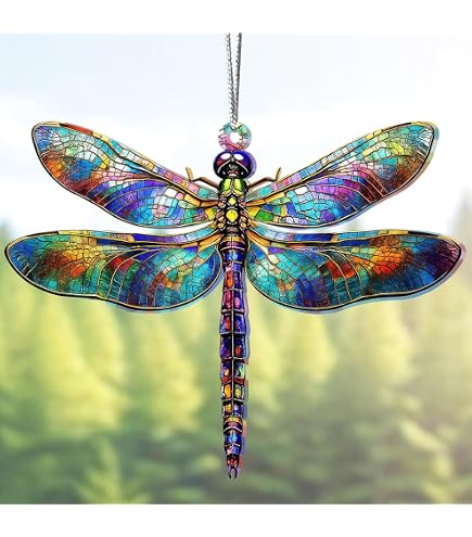 Sensemory Dragonfly Gifts for Women, Dragonflies Decor Suncatcher