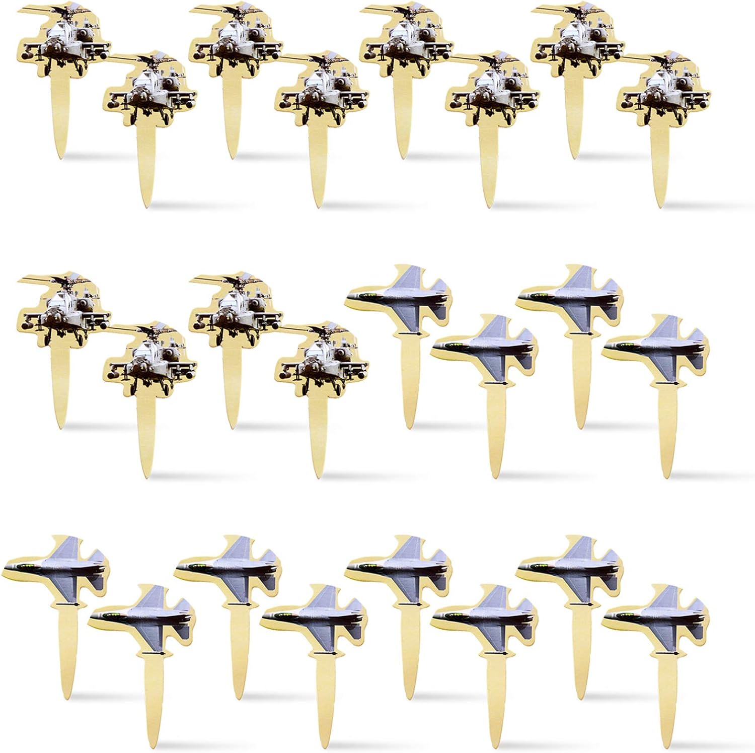 Amazon Com Havercamp Us Army Military Food Party Picks 24 Pack