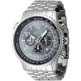 Invicta Aviator GMT Chronograph Grey Dial Men's Watch 48225