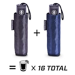 GoPong Rain or Shine Umbrella Flask 2 Pack - Hidden