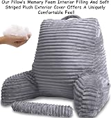 Homie Premium Reading Bed Rest Pillow with Wrist Support and Neck Roll view 6