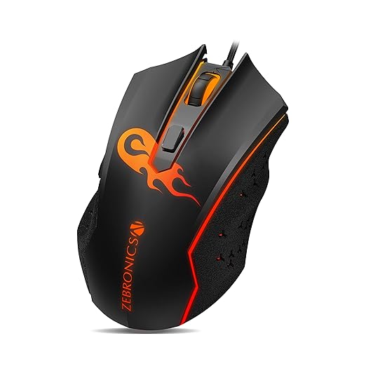 Amazon.in Buy Zebronics ZebClash Premium USB Gaming Mouse with 6