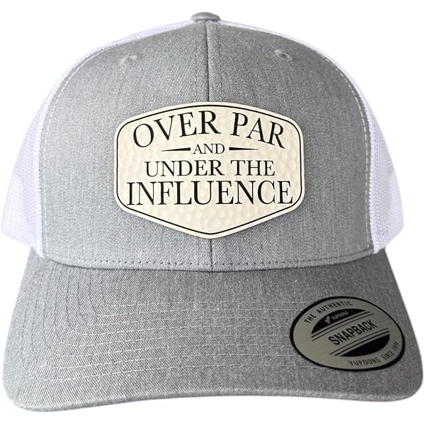 ●UNDER DA INFLUENCE Amazon.com: Over Par And Under The Influence, Golf Hat, 112