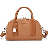 ALEX&MIA Women's Small Suede Crossbody Bags – Vintage Top Handle Handbags with Adjustable Strap, Everyday Versatile Purse