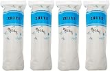 ZHIYE Cotton Pads 400pcs Non-Fleecing Double Sided Makeup Remover Pads view 1