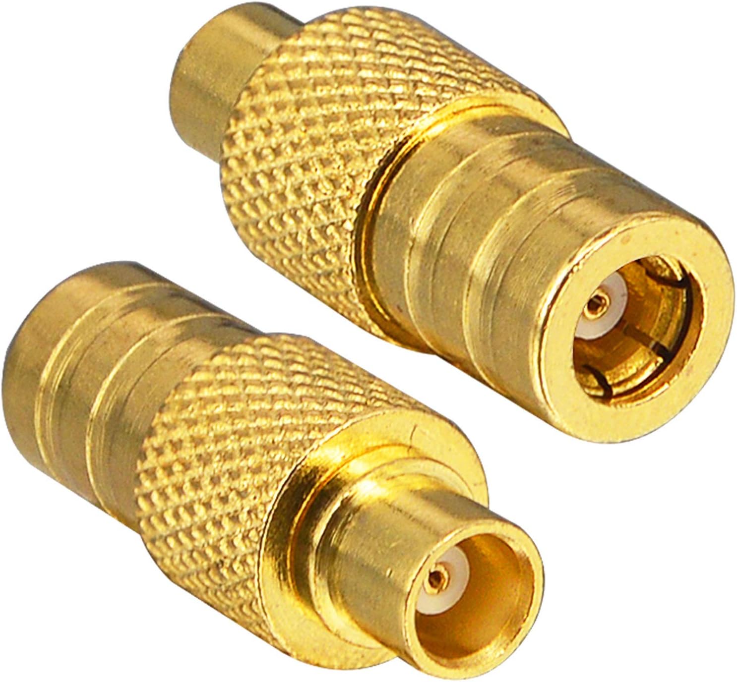 YILIANDUO DAB Aerial Adapter SMB Female to MCX Female Straight Connectors for DAB Radio Antenna RF Cable Car Radio Aerial Extension Pack of 2