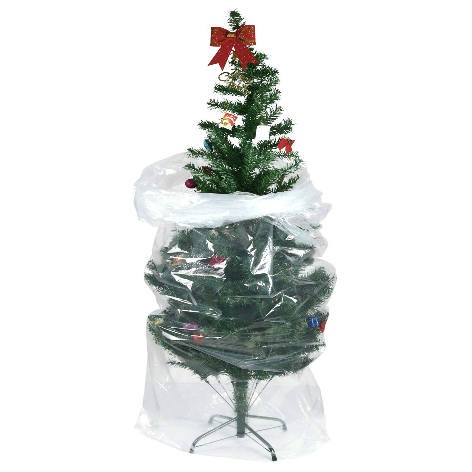 TUPARKA 110 x 31.5" Large Poly Christmas Tree Storage Bag for 7' Tree