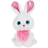 Webkinz White Bunny, Stuffed Animal, Plush Toy, White and Pink, 12 inch