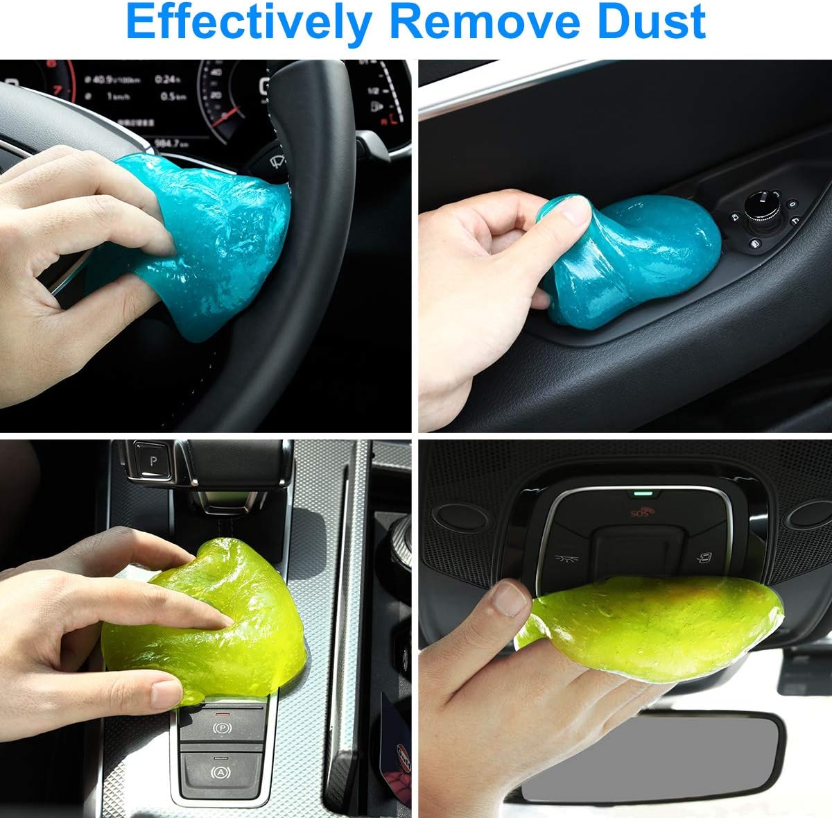 MECO Keyboard Cleaning Gel Universal Dust Cleaner Gel with 5 Keyboard