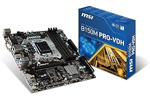 MSI B150M PRO-VDH Computer DDR3L SDRAM LGA 1151 Motherboards