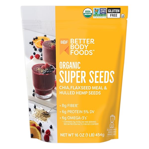 BETTERBODY FOODS SUPERFOOD ORGANIC SUPER SEEDS – BLEND...