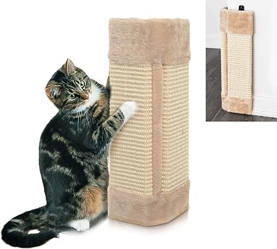 DIVCHI Cat Scratching Board with Catnip | Cardboard Cat Scratcher 41x24 cm