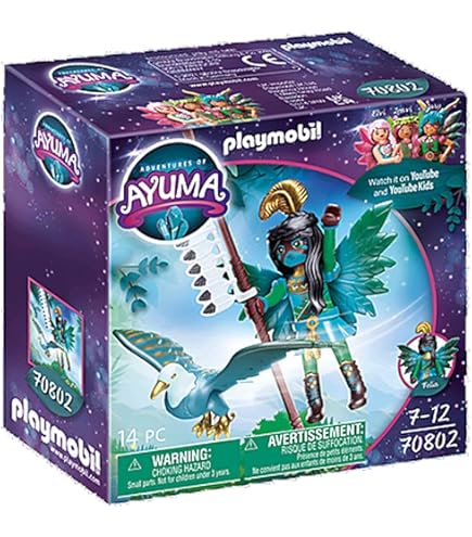 Playmobil 71032 Moon Fairy Du Printemps – Adventures Of Ayuma – 2 Fées, Toupie Magique Et Animaux – Dès 7 Ans