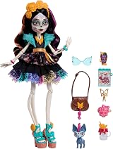 Monster High Skelita Calaveras Doll with Pet Candelita and Accessories view 5