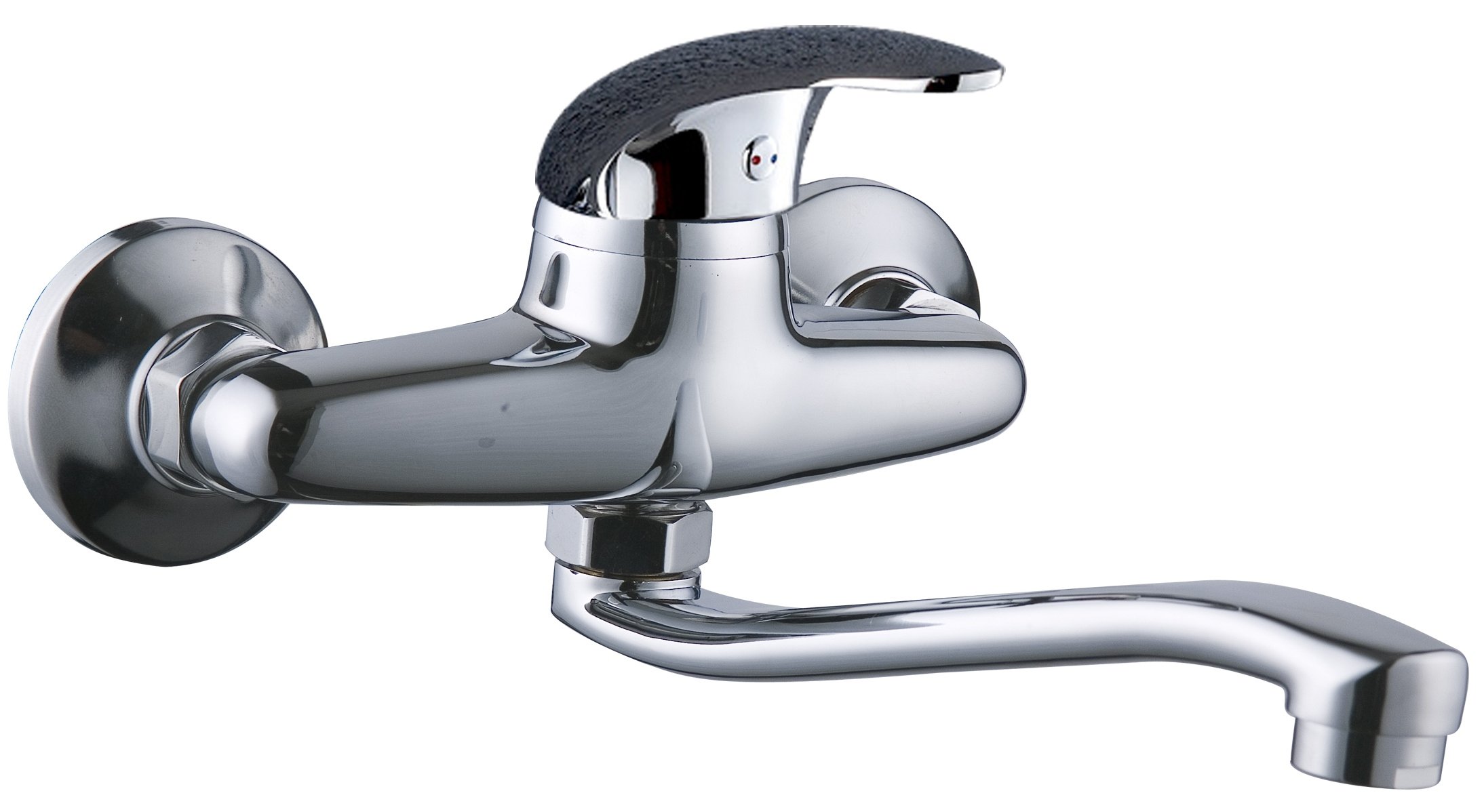 DP Bath Lirio- Wall hanging mixer tap (kitchen tap), silver
