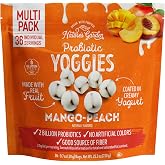 Nature's Garden Probiotic Mango Peach Yoggies 25.3oz (36x0.7oz) Fruit Snack | Yogurt Covered Real Fruit Bites, High Fiber, Gluten Free, No Artificial Flavors and Colors, On-the-Go Snack for Adults &amp; Kids