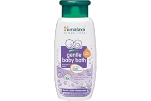 Himalaya Gentle Baby Bath, Baby Wash, Free From Parabens, SLS/SLES and Phthalates, Dermatologist Tested, 13.53 oz (400 ml)