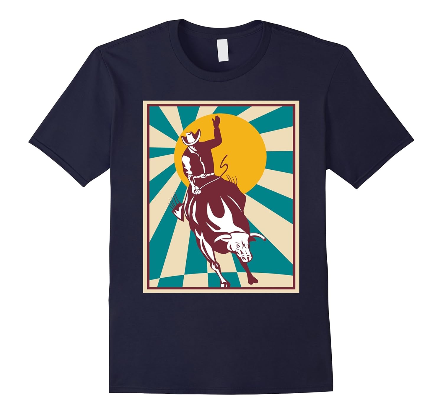 Rodeo T-Shirt - Vintage Cowboy T-Shirt-ANZ