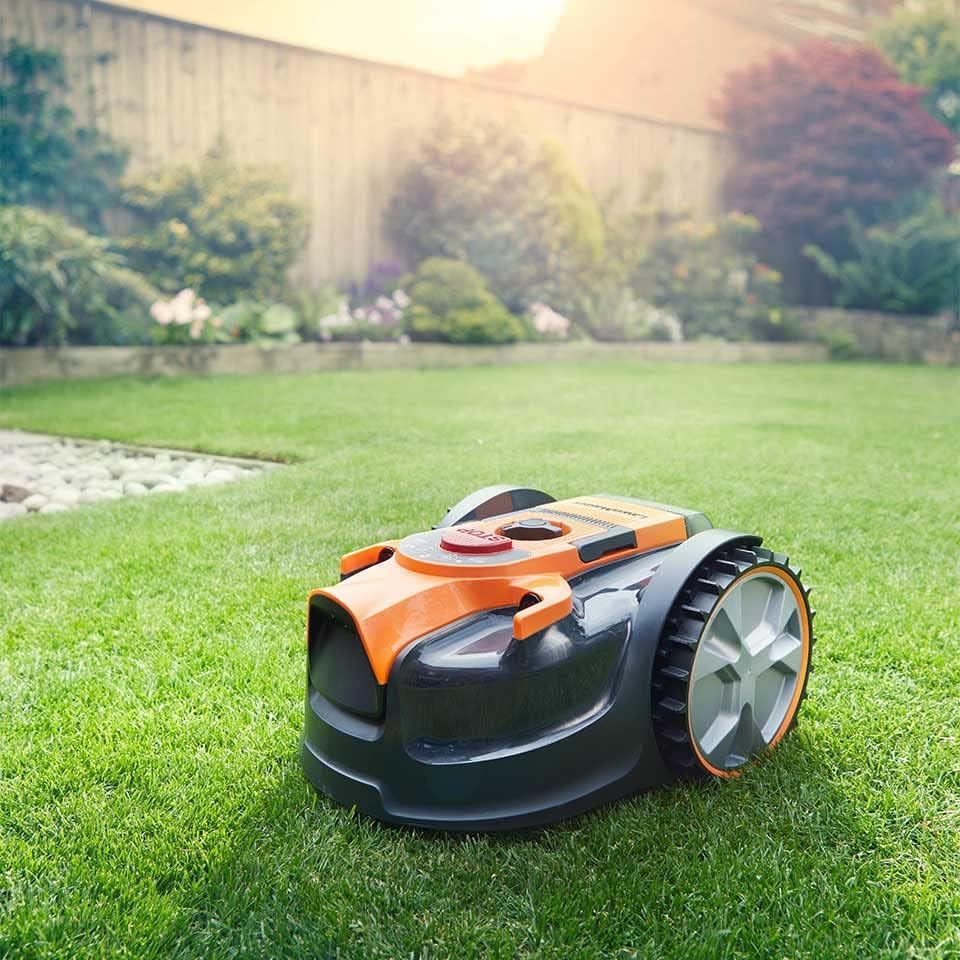 Lawnmaster OcuMow Mähroboter ohne Begrenzungskabel KI-gestützte visuelle Navigation Für 150 m² Hindernisvermeidung & geräuscharm 2