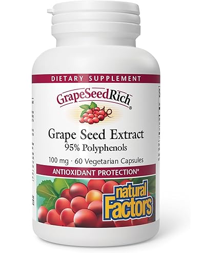 Amazon.com: Natural Factors, GrapeSeedRich Grape Seed Extract