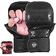 Jayefo MMA Gloves | Open Palm Sparring & Grappling Mitts | Martial Arts for Men & Women | Wrist Support | Combat Sports: MMA, Boxing, Muay Thai, Kickboxing